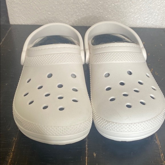 DUAL CROCS COMFORT White Sandals with Ventilation and Heel Strap - Picture 3 of 8